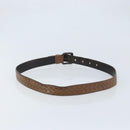 BOTTEGA VENETA INTRECCIATO Belt Leather 42.9"" Brown Auth 174153-2