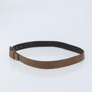 BOTTEGA VENETA INTRECCIATO Belt Leather 42.9"" Brown Auth 174153-3