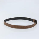 BOTTEGA VENETA INTRECCIATO Belt Leather 42.9"" Brown Auth 174153-4
