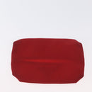 PRADA Pouch Nylon 2 Set Black Red Auth 174154-11