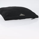 PRADA Pouch Nylon 2 Set Black Red Auth 174154-5