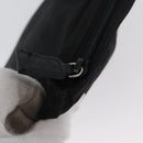 PRADA Pouch Nylon 2 Set Black Red Auth 174154-8