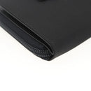 PRADA Wallet Nylon Black Silver Auth 174158A-16
