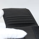 PRADA Wallet Nylon Black Silver Auth 174158A-21