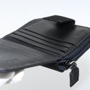 PRADA Wallet Nylon Black Silver Auth 174158A-23
