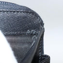PRADA Wallet Nylon Black Silver Auth 174158A-11