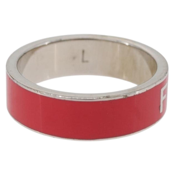 FENDI Ring metal L Pink Auth 174161A