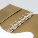 GUCCI Micro GG Canvas Day Planner Cover Gold 245946 Auth 174162A-21