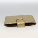 GUCCI Micro GG Canvas Day Planner Cover Gold 245946 Auth 174162A-3