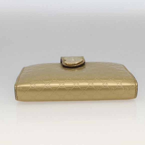 GUCCI Micro GG Canvas Day Planner Cover Gold 245946 Auth 174162A