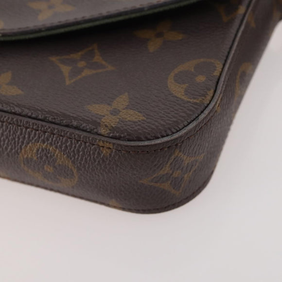 LOUIS VUITTON Monogram Multi Pochette Felicie Pouch Khaki M80091 LV Auth 174165A