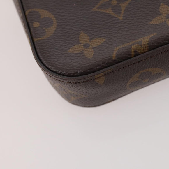 LOUIS VUITTON Monogram Multi Pochette Felicie Pouch Khaki M80091 LV Auth 174165A