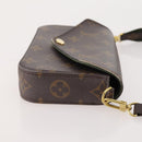 LOUIS VUITTON Monogram Multi Pochette Felicie Pouch Khaki M80091 LV Auth 174165A-3
