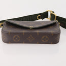 LOUIS VUITTON Monogram Multi Pochette Felicie Pouch Khaki M80091 LV Auth 174165A-5