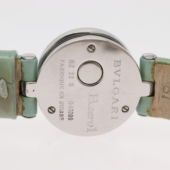 BVLGARI Watches Patent Light Blue Auth 174168M