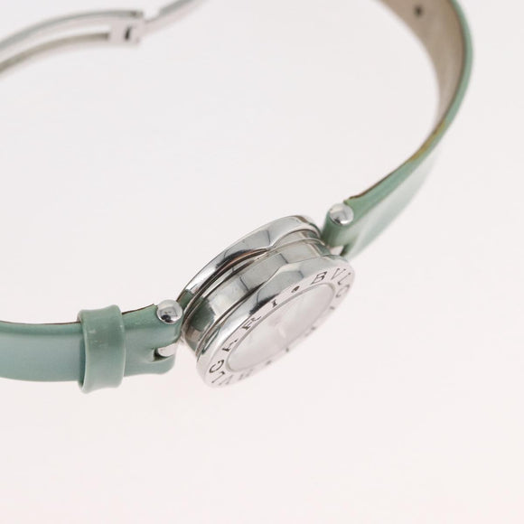 BVLGARI Watches Patent Light Blue Auth 174168M