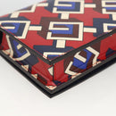 GUCCI Playing Cards case Geometric G PVC Red Blue Auth 174169SAM-16