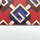 GUCCI Playing Cards case Geometric G PVC Red Blue Auth 174169SAM-17