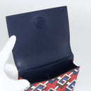 GUCCI Playing Cards case Geometric G PVC Red Blue Auth 174169SAM-13