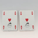 GUCCI Playing Cards case Geometric G PVC Red Blue Auth 174169SAM-21
