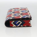 GUCCI Playing Cards case Geometric G PVC Red Blue Auth 174169SAM-3