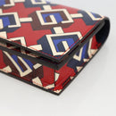 GUCCI Playing Cards case Geometric G PVC Red Blue Auth 174169SAM-8