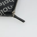 BALENCIAGA Long Wallet Leather Black Silver 594317 Auth 174172A-8