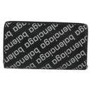 BALENCIAGA Long Wallet Leather Black Silver 594317 Auth 174172A-2