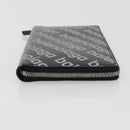 BALENCIAGA Long Wallet Leather Black Silver 594317 Auth 174172A-3