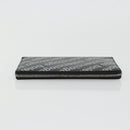 BALENCIAGA Long Wallet Leather Black Silver 594317 Auth 174172A-5