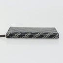 BALENCIAGA Long Wallet Leather Black Silver 594317 Auth 174172A-6