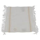 HERMES Hand Towel Cotton White Auth 174173A-1