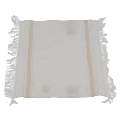 HERMES Hand Towel Cotton White Auth 174173A