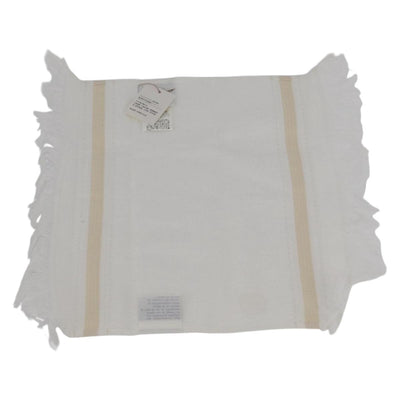 HERMES Hand Towel Cotton White Auth 174173A - 0
