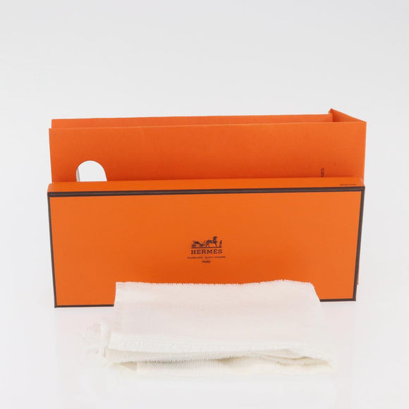 HERMES Hand Towel Cotton White Auth 174173A