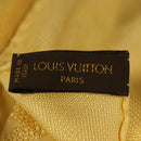 LOUIS VUITTON Monogram Scarf Silk Yellow LV Auth 174174A-8