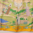 HERMES Carre 90 Scarf ""COSTUMES DES DEPARTEMENTS"" Silk Yellow Auth 174178A-21