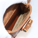GUCCI Bamboo Backpack Leather Brown Gold 003 1956 0030 Auth 174185-24