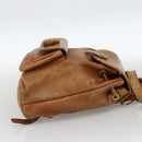 GUCCI Bamboo Backpack Leather Brown Gold 003 1956 0030 Auth 174185-4