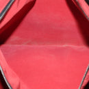 CHANEL Travel Line Hand Bag Nylon Black Silver CC Auth 174187-20