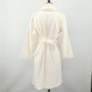SAINT LAURENT Bathrobe Cotton 2 Set White Auth 174196A-10