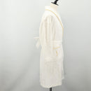 SAINT LAURENT Bathrobe Cotton 2 Set White Auth 174196A-11