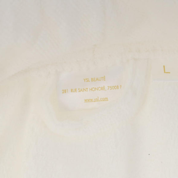 SAINT LAURENT Bathrobe Cotton 2 Set White Auth 174196A