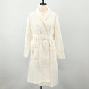 SAINT LAURENT Bathrobe Cotton 2 Set White Auth 174196A-2