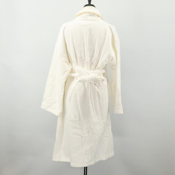 SAINT LAURENT Bathrobe Cotton 2 Set White Auth 174196A
