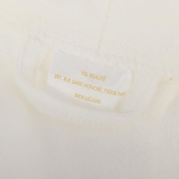 SAINT LAURENT Bathrobe Cotton 2 Set White Auth 174196A