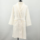 SAINT LAURENT Bathrobe Cotton 2 Set White Auth 174196A-9