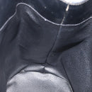 CELINE Macadam Canvas Tote Bag PVC Leather Black Gold Auth 174199-21