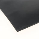 GUCCI Clutch Bag Leather Black Silver 597678 Auth 174204A-13