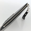 GUCCI Clutch Bag Leather Black Silver 597678 Auth 174204A-6